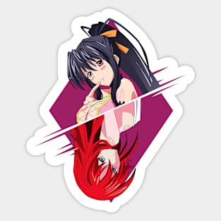 High School DxD - Rias & Akeno Sticker